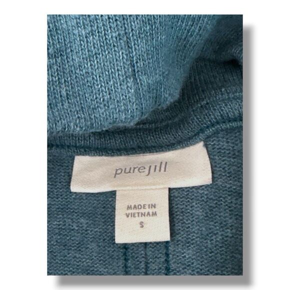 Pure Jill J. Jill Cowl Neck Drop Shoulder Comfortable Lagen Look Pockets Sz S - Picture 7 of 10